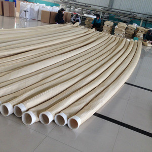 Anti - fieltro de la aguja de Nomex Aramid de los bolsos de filtro de membrana de Ptfe de la abrasión