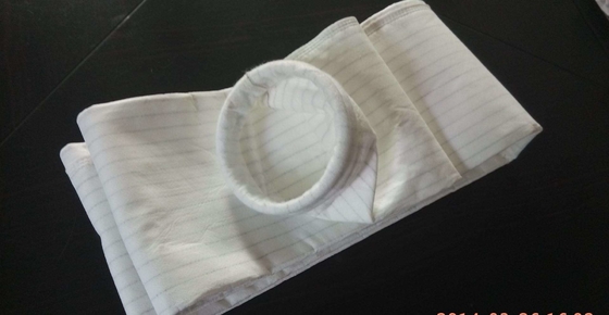 Bolso de filtro antiestático del poliéster de la eficacia alta para la industria del cemento