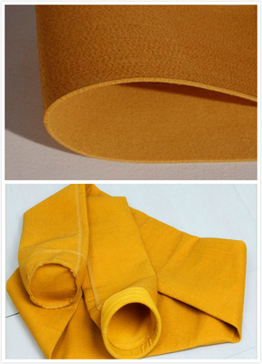 Material del paño del filtro de aire del Polyimide P84 con filtración de Effciency de la membrana de PTFE la alta