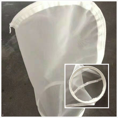 Malla de nylon limpieza fácil de tragante abierto de la filtración líquida del bolso de filtro de 0,5 micrones