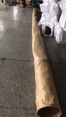 Bolso de filtro de alta temperatura del polvo de la fibra de vidrio del hidrófugo de Oil& de la resistencia