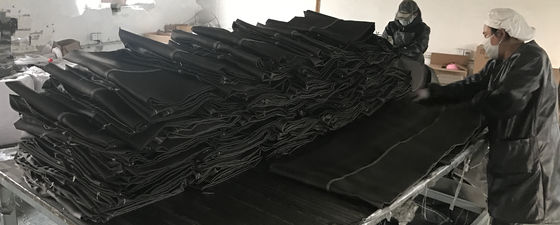 Resistente de alta temperatura de los bolsos de filtro de Baghouse de la fibra de vidrio del retiro de polvo 630GSM