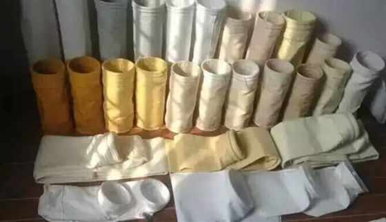 bolso de filtro de la fibra de vidrio de filtro 800GSM del FMS de alta temperatura de los bolsos/del bolsillo