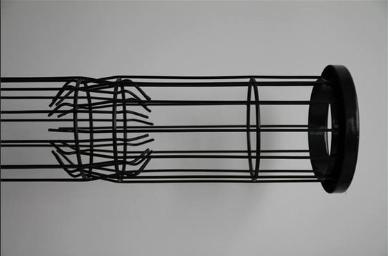 Tamaño modificado para requisitos particulares tratamiento del silicio del espray de la superficie de la jaula del bolso de filtro de la planta del cemento