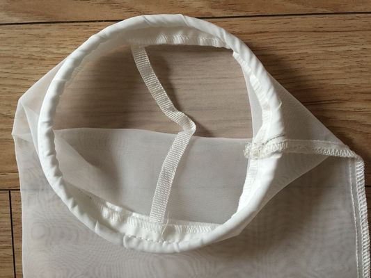 Malla de nylon limpieza fácil de tragante abierto de la filtración líquida del bolso de filtro de 0,5 micrones