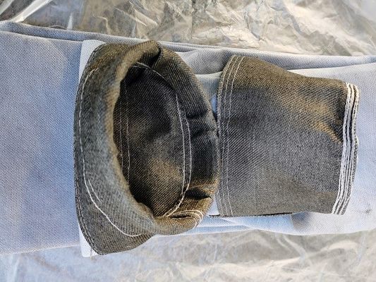Bolso de filtro de alta temperatura del aceite y del hidrófugo de la fibra de vidrio para la planta del cemento