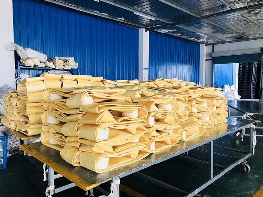 bolso de filtro de 550gsm Arcylic para resistente arriba alcalino de la planta del cemento