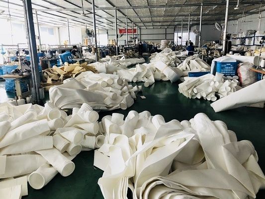 bolso de filtro de 550gsm Arcylic para resistente arriba alcalino de la planta del cemento