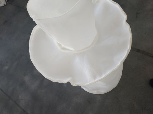Bolso de filtro líquido modificado para requisitos particulares del poliéster blanco de la cremallera para el tratamiento de aguas