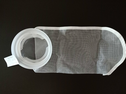Bolso de filtro de nylon de 100 micrones del hilo de coser de la categoría alimenticia