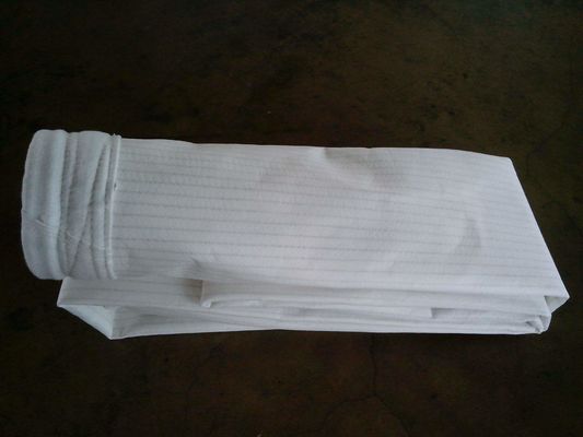 bolso de filtro de Desgaste-resistencia del colector de polvo del poliéster 550GSM para la planta del cemento