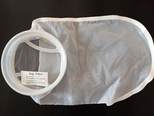 Bolso 100% de filtro de nylon de agua de la categoría alimenticia 300 micrones con el lazo colgante