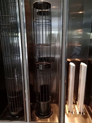 Bolso de filtro plisado estrella del poliéster 450GSM 550GSM para los sistemas del colector de polvo