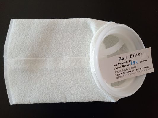 Micrones de nylon de costura colgante Mesh Filter Bags del lazo 60 con el anillo plástico