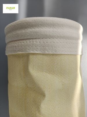 Álcali anti de acrílico 550GSM del bolso de filtro del colector de polvo de la industria de la fibra de vidrio del poliéster