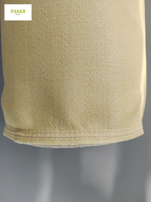 Bolsos de filtro de acrílico resistentes alcalinos de la eficacia alta para la planta del cemento