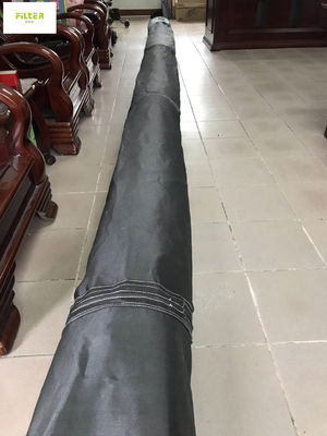 El bolso de filtro de la fibra de vidrio de la armadura llana PTFE cubrió 746G/M2 modificado para requisitos particulares
