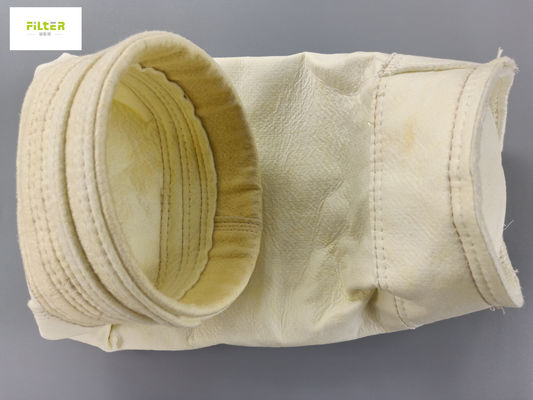 Bolso de filtro de alta temperatura de la fibra de vidrio para la planta siderúrgica de la planta del cemento