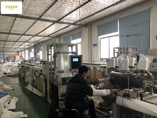 Membrana del bolso de filtro de la fibra de vidrio 750GSM PTFE para la planta siderúrgica de la planta del cemento