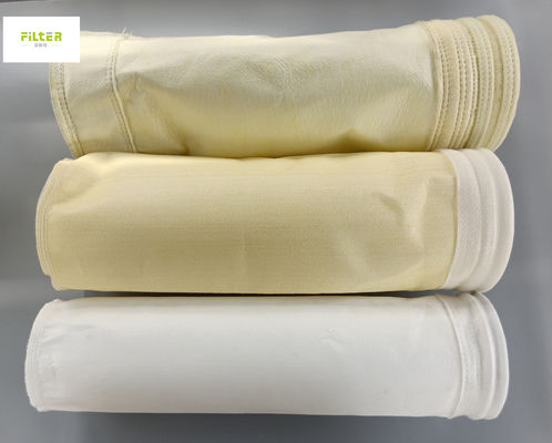 Poliéster industrial Aramid de la fibra de vidrio de los bolsos de filtro del polvo del bolso de Baghouse Silo