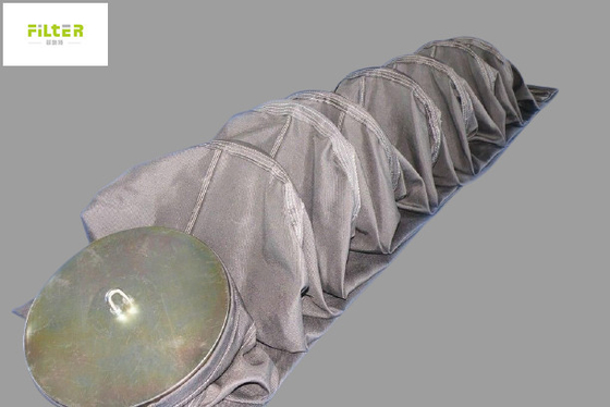 Resistente alcalino de alta temperatura del bolso de filtro de la fibra de vidrio para Baghouse