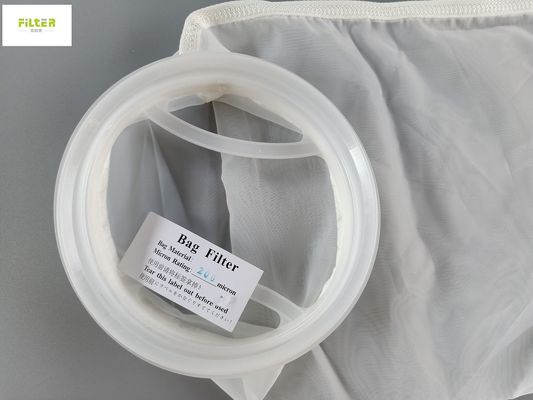 Bolsos de filtro líquidos de nylon de los PP PE de 200 micrones para la filtración industrial del agua
