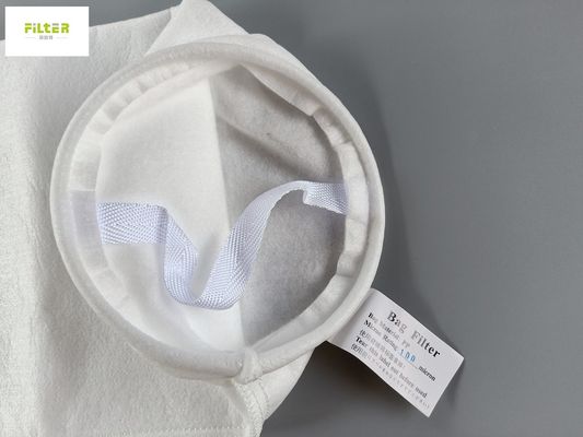 100 calcetines líquidos de encargo del filtro de los PP del micrón con la parte inferior del hilo de coser