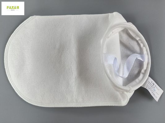 100 calcetines líquidos de encargo del filtro de los PP del micrón con la parte inferior del hilo de coser