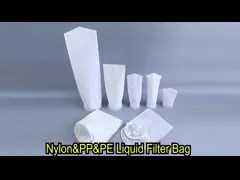 Bolsa de filtro de líquido de grado industrial de alta temperatura de nylon, poliéster y polipropileno